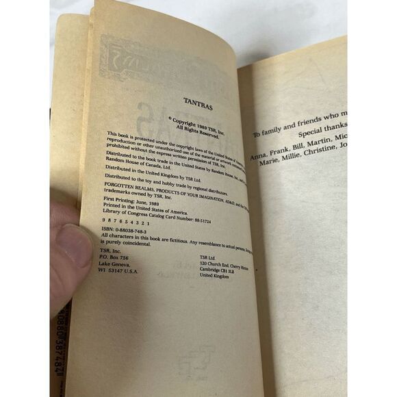 Forgotten Realms 1st 1st Trade Paperbacks Niles Awlinson Black Wizards Tantras - Picture 2 of 5